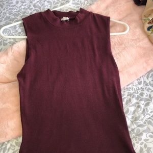 Maroon Tank Top